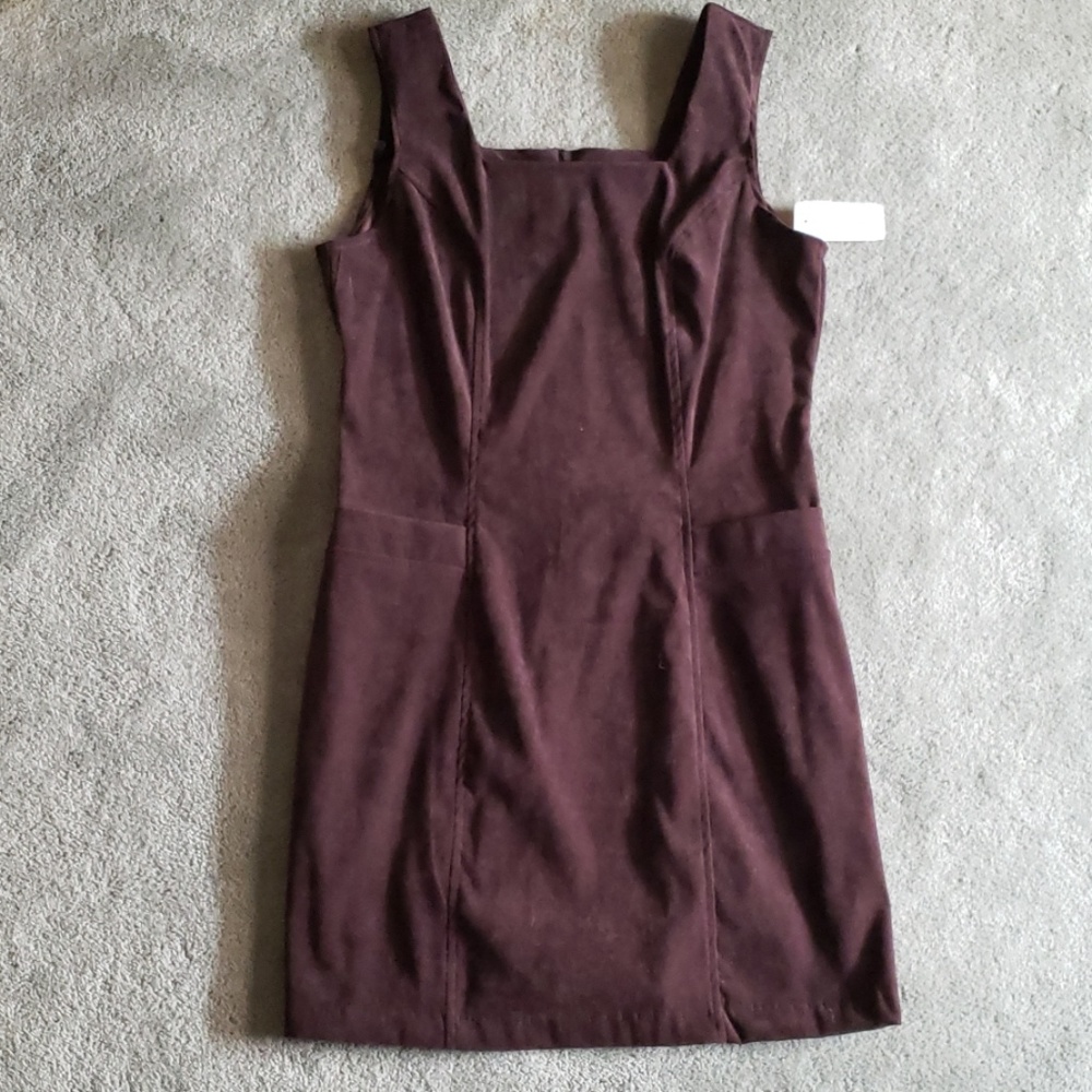 NWT City Triangles Sz 11 brown jumper-style dress